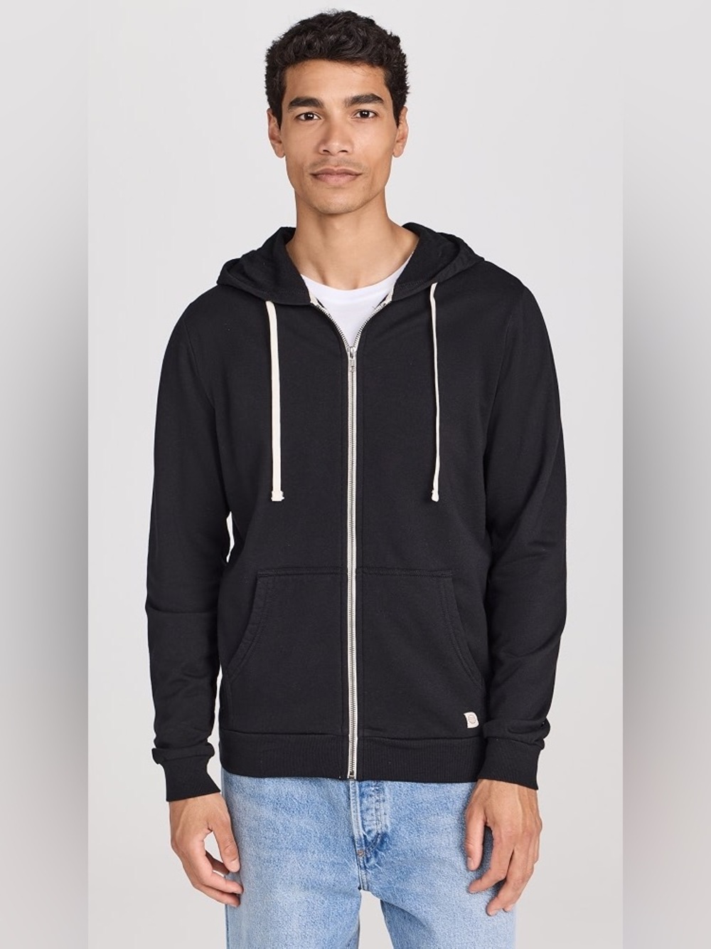 NWT H&M Men's Black Zip-Up Hoodie Sweater
